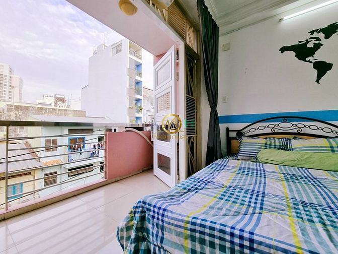 Hình ảnh phòng ban công siêu rộng 60 Lý Chinh Thắng Q3