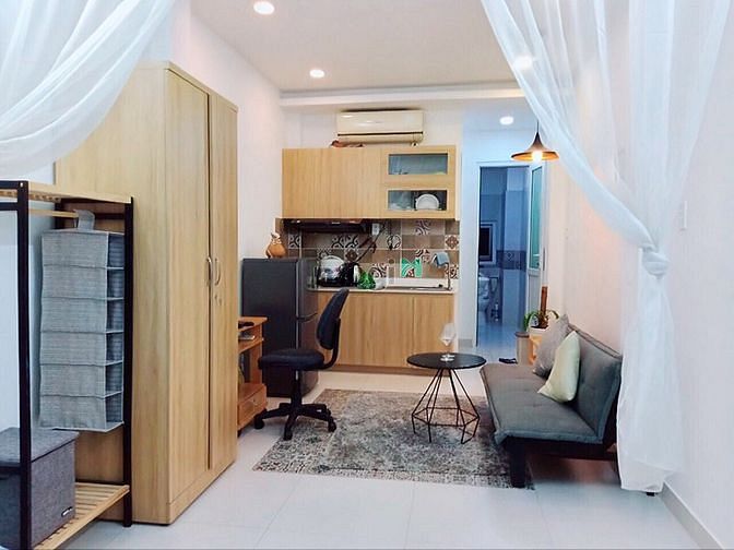 Hình ảnh Studio ban công_Full NT_gần ĐH Văn Lang cs1