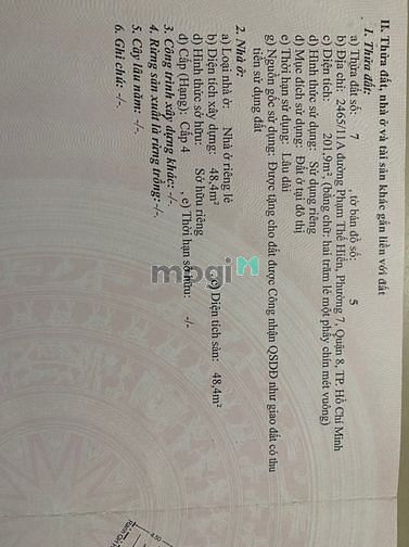 Hình ảnh Bán gấp nhà quận 8 Phạm Thế Hiển