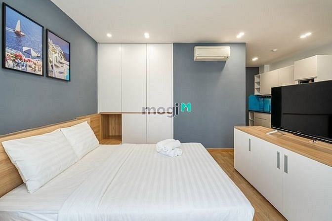 Hình ảnh CHDV 1PN Vách ngăn-Studio - Ban công lớn - Chỉ tính ĐIỆN