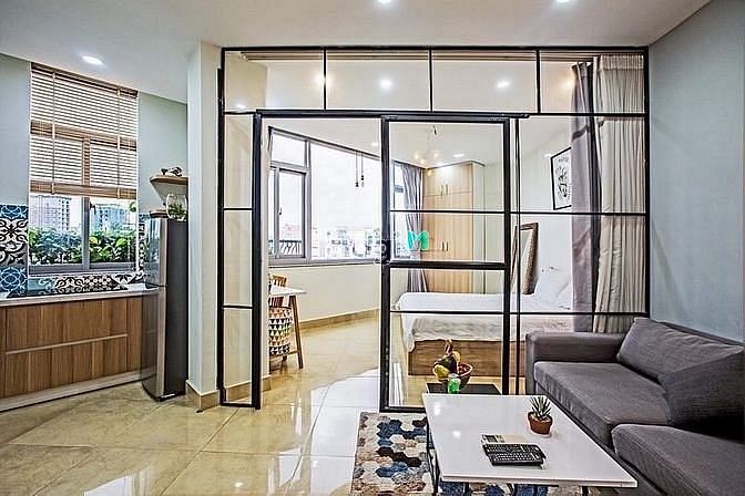 Hình ảnh CHDV 1PN View bờ kè - Chỉ tính Điện Nước