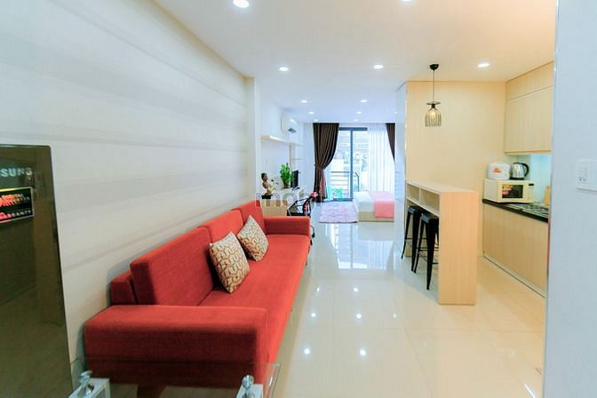 Hình ảnh Căn Hộ Dịch Vụ- Full NT- 1PN- Trần Đình Xu- Quận 1