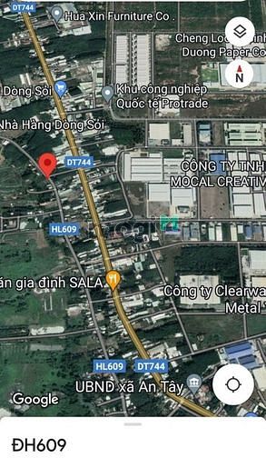 Hình ảnh Bán đất MT ĐH609, An Tây, Bến Cát, DT:15x67, TC100m2, SHR, giá 6 tỷ