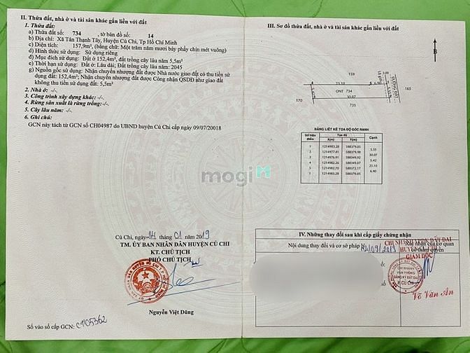 Hình ảnh Đất 1 sẹc TL8 30m đường 6m thông 160m2 thổ cư KDC cách ngã tư tân quy