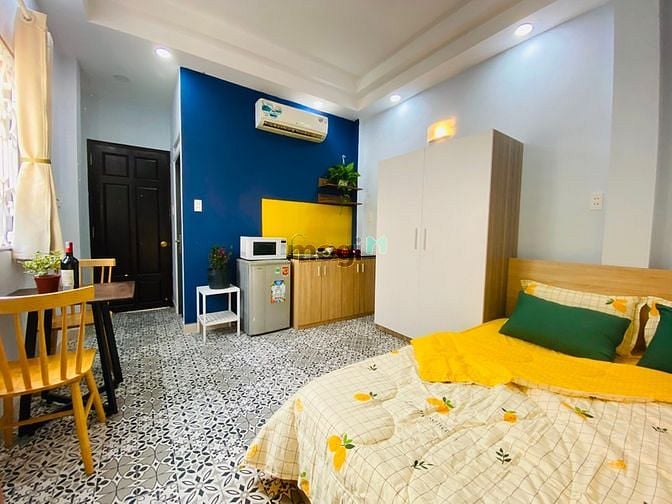 Hình ảnh Studio Mặt Tiền Q1, Full Nội Thất, Gần Cầu Ông Lãnh, Giá Yêu Thương