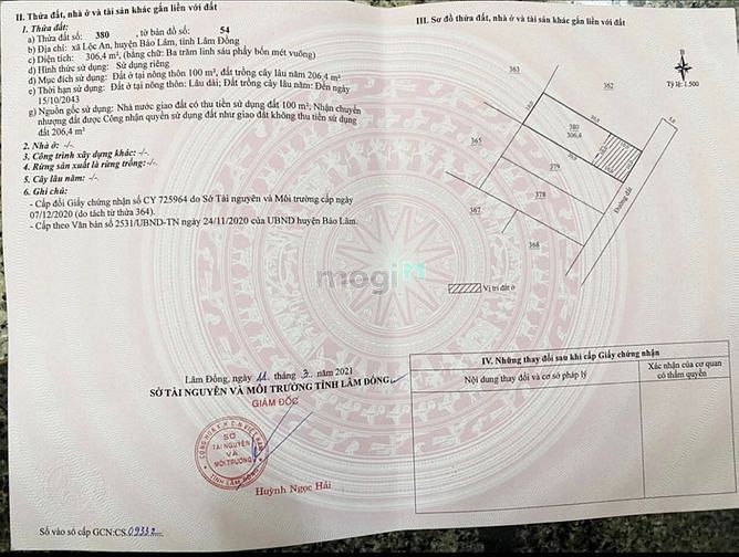 Hình ảnh Đất Nền TBiệt Thự Bảo Lộc 100m2 Thổ Cư có sổ sẵn