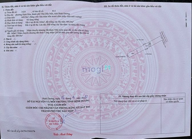 Hình ảnh Người nhà Cần bán đất phường ĐỊNH HÒA , THỦ DẦU MỘT, Bình Dương
