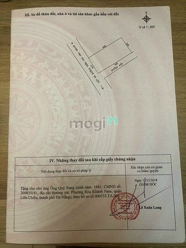 Hình ảnh bán lô đất kiệt 172 trần cao vân vi tri qa đêp