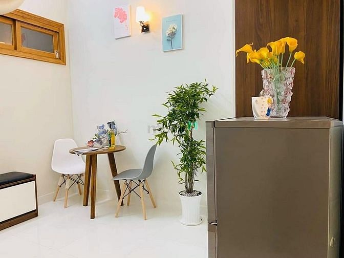 Hình ảnh STUDIO full nội thất, có cửa sổ thoáng mát gần LOTTE