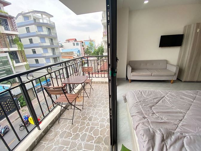 Hình ảnh ️🏹CHDV Studio Balcony_Thiết Kế Hiện Đại_Full Nội Thất