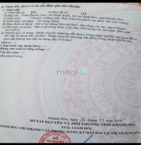 Hình ảnh Đất thôn Phước Lâm, Ninh xuân cách Quốc lộ 26 khoảng 400m.