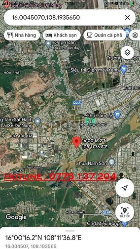 Hình ảnh Bán lô đất nằm gần đường Thăng Long thuộc phường Hòa Thọ Đông, Cẩm Lệ,