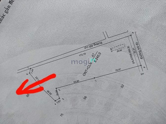 Hình ảnh Bán đất Minh Tân, Dầu Tiếng, DT:52mx250m, TC100m2, SHR, 10,5 tỷ