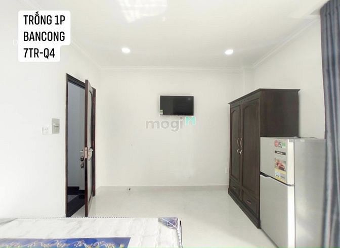 Hình ảnh 7tr hốt căn studio Ban công, 26m2, Full, có bếp từ ở xóm chiếu Q4