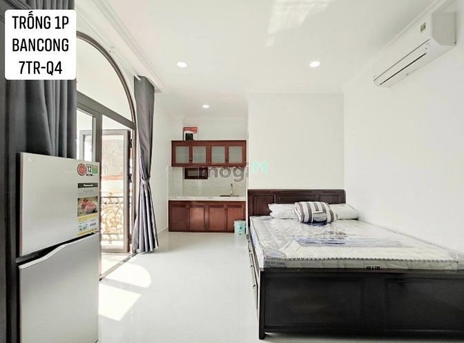 Hình ảnh 7tr hốt căn studio Ban công, 26m2, Full, có bếp từ ở xóm chiếu Q4