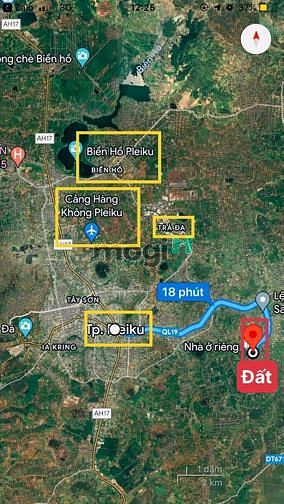 Hình ảnh Đất full thổ cư gần Tp.Pleiku giá chỉ 2tr/m2 hơn 225m2 đường lớn dân đ