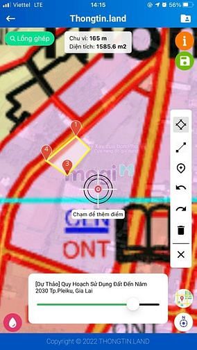 Hình ảnh Đất full thổ cư gần Tp.Pleiku giá chỉ 2tr/m2 hơn 225m2 đường lớn dân đ