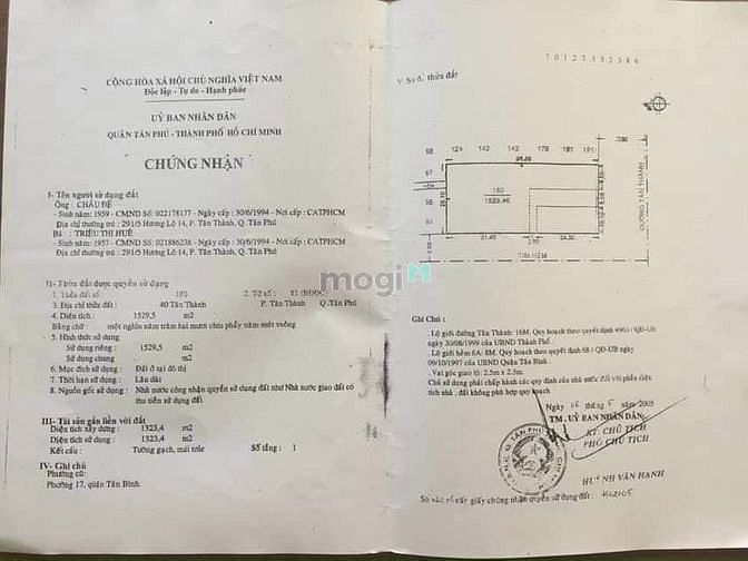 Hình ảnh bán nhà xưởng GÓC 2MT p. tân thành  - 140 tỷ