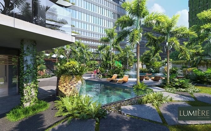 Hình ảnh Penthouse Sân Vườn Masteri Lumiere Thảo Điền Quận 2, 4 Phòng ngủ