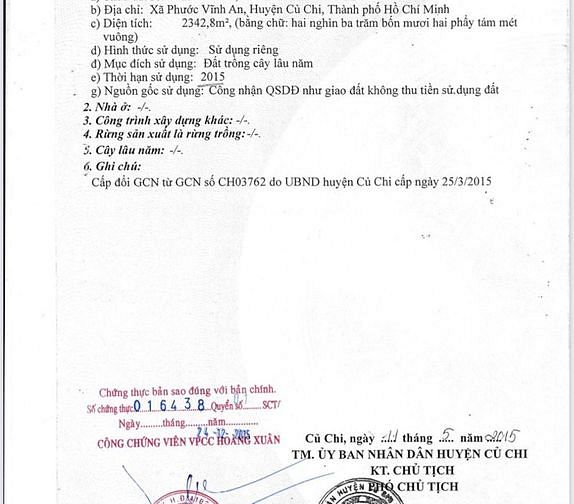 Hình ảnh xã Phước Vĩnh An, DT: 49m*44m, giá 18.7 tỷ