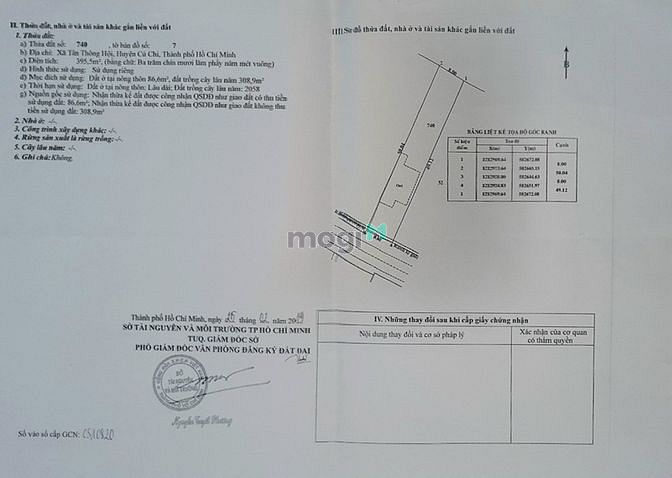 Hình ảnh xã Tân An Hội, DT: 8m*50m, có 86 thổ cư, giá 6.4 tỷ