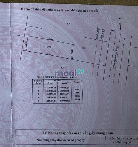 Hình ảnh xã Nhuận Đức, DT: 1216m2, c01 300m2 thổ, giá 15.3 tỷ
