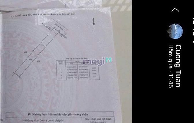 Hình ảnh Xã Phú Mỹ Hưng.DT: 20m x 95m, có 1000m2 thổ, giá 11.5 tỷ