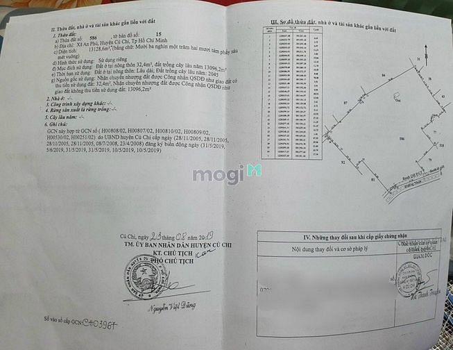 Hình ảnh xã An Phú, DT: 13128m2, có 34m2 thổ, giá 39 tỷ