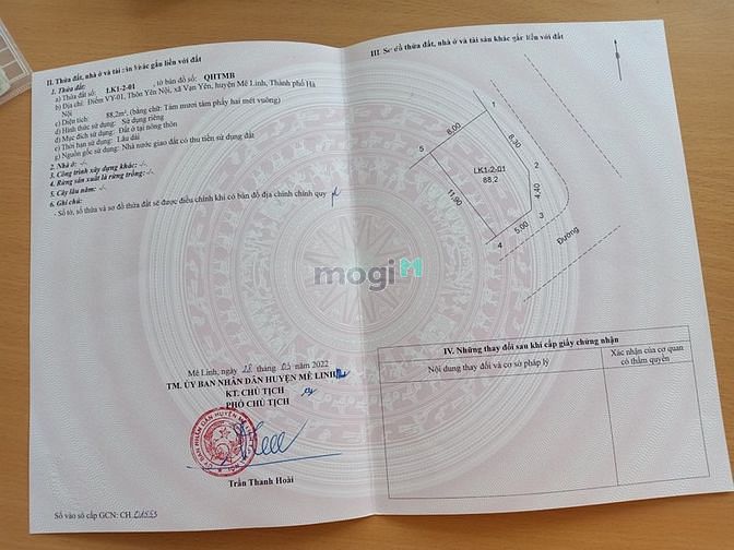 Hình ảnh Lô Góc View Hồ Vạn Yên đẹp nhất không có lô thứ 2