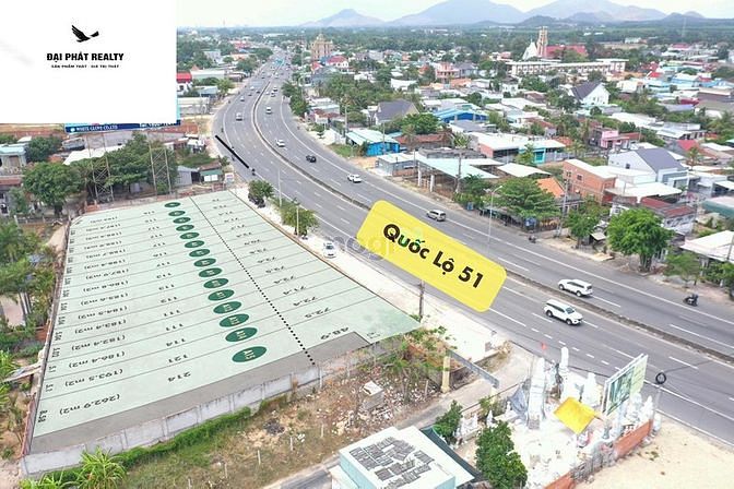 Hình ảnh Bán đất cá nhân công chứng ngay mặt tiền quốc lộ 51 tx phú mỹ, đối