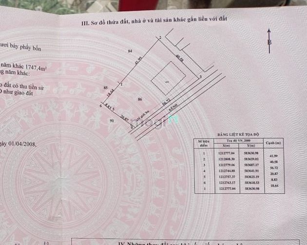 Hình ảnh xã Phước Vĩnh An, DT: 1800m2, giá 8.450 tỷ