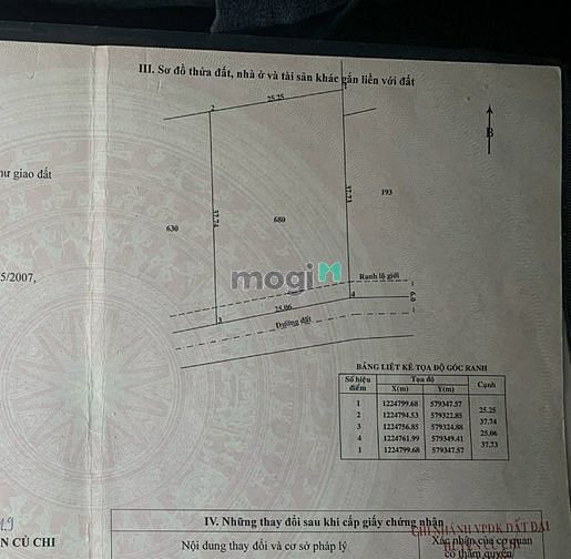 Hình ảnh xã An Nhơn Tây, DT: 25m*37m, giá 4.7 tỷ