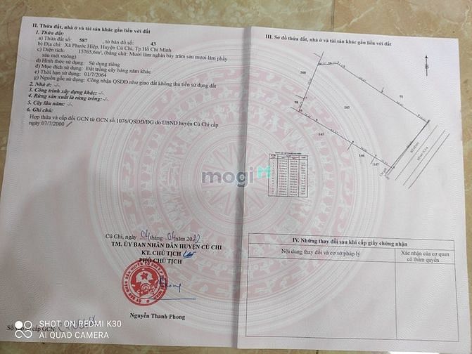 Hình ảnh xã Phước Hiệp, DT: 15654m2, giá 18.8 tỷ
