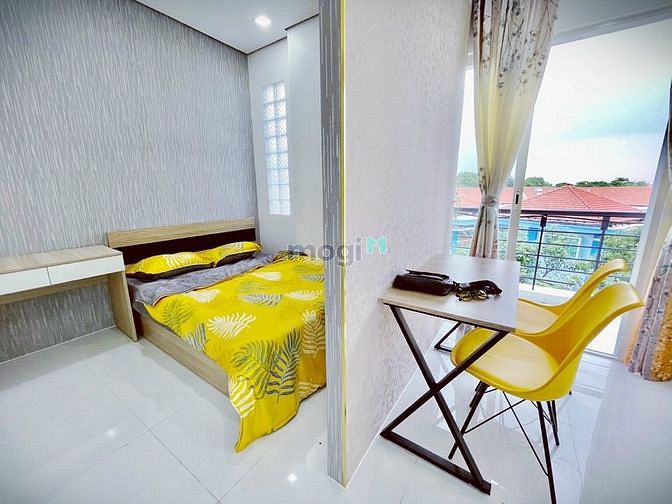 Hình ảnh CHDV Cao Cấp ngay Cầu Kinh Thanh Đa - Ban công - Full nội thất