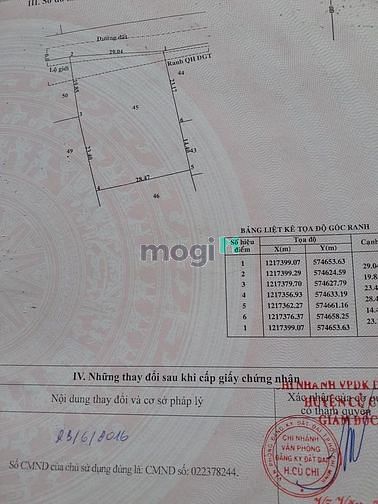 Hình ảnh Xã Phước Thạnh, DT: 29m x 37m, diện tích: 1164m2, giá 7.7 tỷ