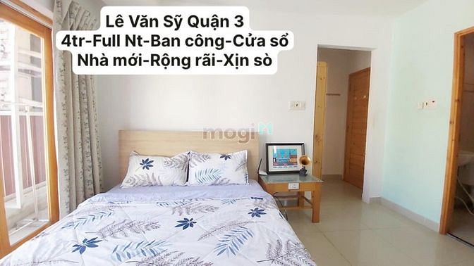 Hình ảnh Phòng trọ view đẹp ban công Quận 3