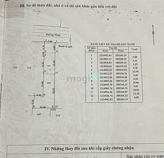 Hình ảnh Xã Tân Thạnh Tây, DT: 6m x 38m, diện tích: 257m2, giá: 4.2 tỷ