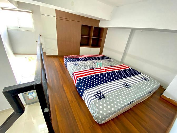 Hình ảnh Phòng máy giặt riêng, gác 1m8 full nội thất gần BigC Q7