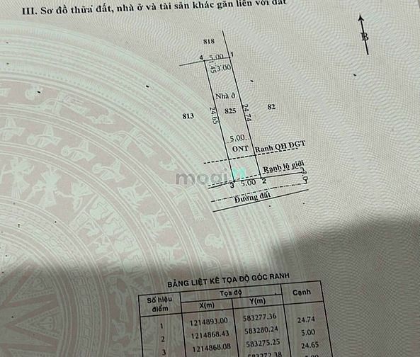 Hình ảnh xã Phước Vĩnh An DT: 5m*25m, giá 2.9 tỷ