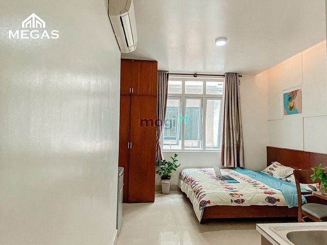 Hình ảnh Phòng STUDIO Nội thấy đầy đủ cửa sổ lớn ngay trung tâm Quận 7