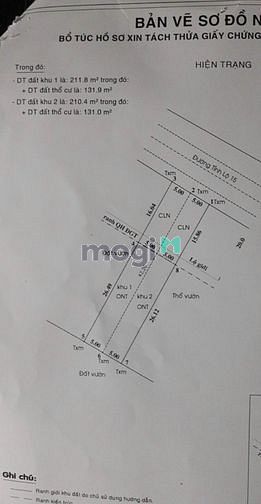 Hình ảnh xã Nhuận Đức, DT:10mx42m, full thổ, giá 7.2 tỷ