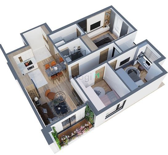 Hình ảnh Duy nhất căn 3PN tầng 5, ban công Đông Nam. Chỉ 2.4tỷ PĐ Green Home
