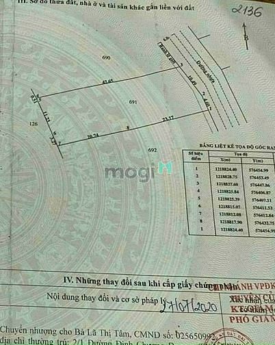 Hình ảnh XÃ TRUNG LẬP HẠ, DT: 15 x 44 = 645m2; full thổ cư, giá 4.6 tỷ