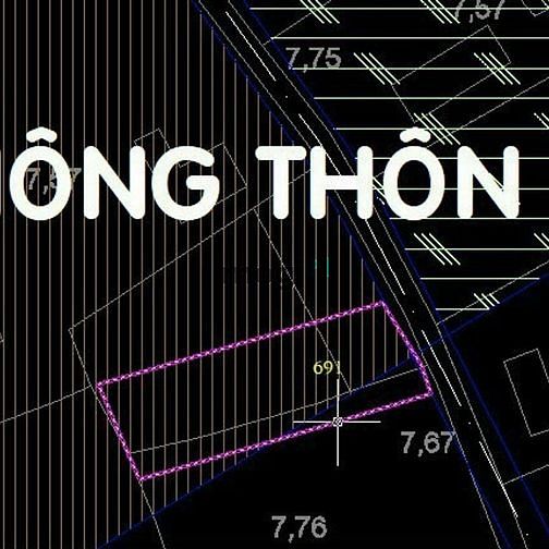 Hình ảnh XÃ TRUNG LẬP HẠ, DT: 15 x 44 = 645m2; full thổ cư, giá 4.6 tỷ
