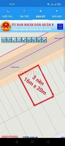 Hình ảnh Chính chủ cần bán 320m2 đất MT đường Khu Cao Lỗ, P4,Q8