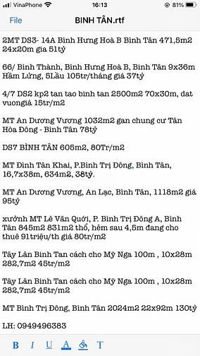 Hình ảnh MT thanh niên phạm văn hai bình chánh 18tr/m2 2.200m2 thổ