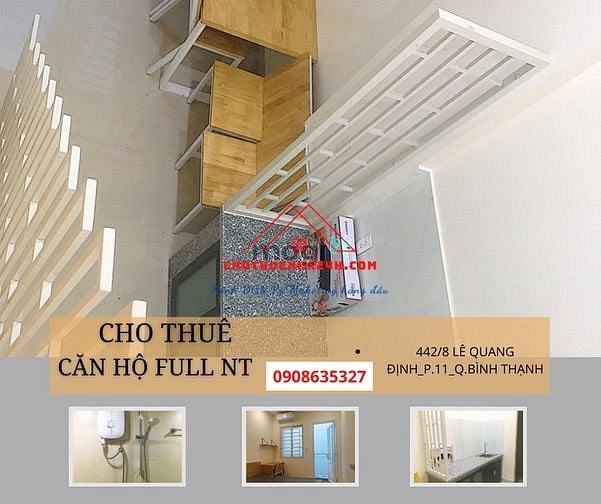 Hình ảnh Cho thuê Mb6623 nạp rút nhanh chóng mini 1 trệt, 1 lầu Full NT Lê Quang Định, Q.Bình Thạnh
