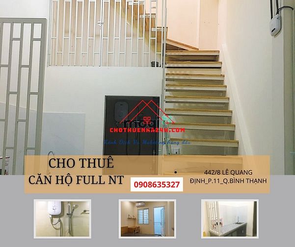 Hình ảnh Cho thuê Mb6623 nạp rút nhanh chóng mini 1 trệt, 1 lầu Full NT Lê Quang Định, Q.Bình Thạnh