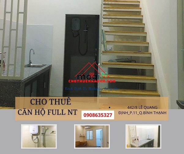 Hình ảnh Cho thuê Mb6623 nạp rút nhanh chóng mini 1 trệt, 1 lầu Full NT Lê Quang Định, Q.Bình Thạnh