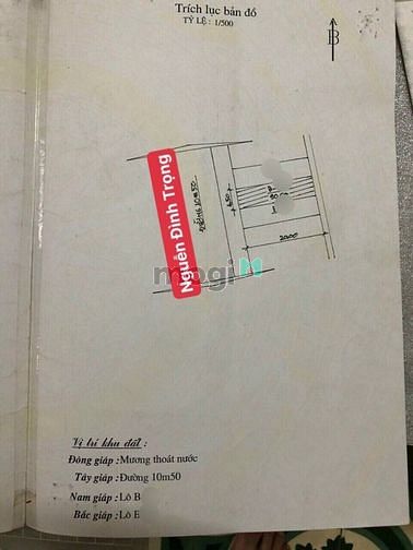 Hình ảnh bán lô đất mặt tiền nguyễn đình trọng vi tri qa ok